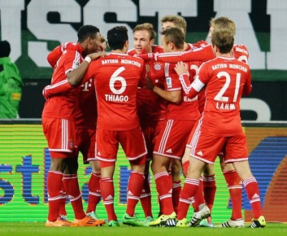  拜仁慕尼黑刷新德甲连胜场次纪录